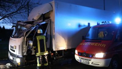 Ertingen: LKW von Baum getroffen - Fahrer nicht verletzt